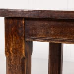 Large 1940s English Oak Farmhouse Table