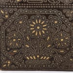 17th Century French Brass Studded Leather Chest