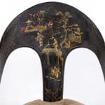 A Rare 19th Century English Regency Japanned Klismos Armchair