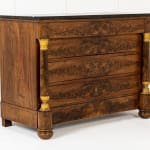 Pair of 19th Century French Empire Period Mahogany Commodes
