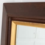 SOLD, 19th Century French Oak Mirror