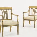Pair of Early 20th Century Painted Chairs
