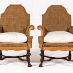 Pair of 19th Century English Oak Armchairs
