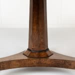 19th Century English Burr Elm Centre Table