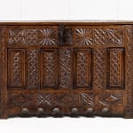 Late 17th Century Carved Oak Coffer