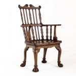 18th Century George III Irish Mahogany Windsor Chair