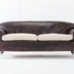 SOLD, 1920s English Leather Sofa