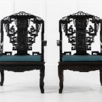 SOLD, Pair of 1940s Chinese Chairs