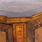 18th Century German Walnut Marquetry and Parquetry Commode