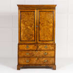 Late 18th/Early 19th Century Sycamore Linen Press