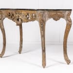18th Century French Silver Gilt Console Table