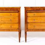 Pair of Early 19th Century Cherrywood Commodes