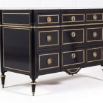 19th Century French Ebonised Commode