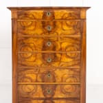 19th Century French Walnut Semainier