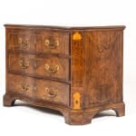 18th Century Italian Walnut Serpentine Commode