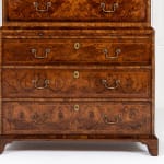 Small Early 18th Century George II English Walnut Chest on Chest