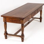 19th Century French Walnut Drapers/Serving Table
