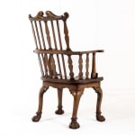 18th Century George III Irish Mahogany Windsor Chair