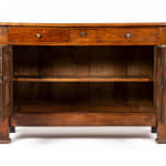 19th Century French Empire Walnut Buffet/Sideboard