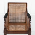 Early 19th Century English Mahogany Library Chair