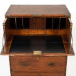 Small 19th Century Teak Campaign/Military Chest of Drawers