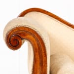 19th Century Late English Regency Period Mahogany Chaise Longue