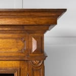 19th Century French Oak Breakfront Bookcase/Cabinet