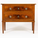 Small Late 18th Century French Louis XVI Period Walnut Commode