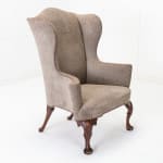 SOLD, 1930s Walnut Wing Chair