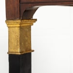 Large Early 19th Century Italian Walnut Console Table