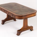Large Scale 19th Century English Regency Rosewood Library/Writing Table