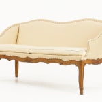 1930s French Carved Oak Sofa