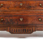 18th Century French Walnut Commode with Marble Top