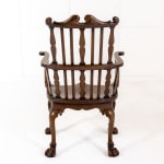 18th Century George III Irish Mahogany Windsor Chair