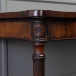 SOLD, George III Mahogany Serpentine Side/Serving Table