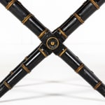19th Century English Regency Faux Bamboo Stool