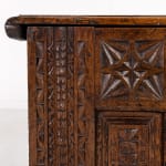 Late 17th Century Carved Oak Coffer
