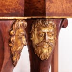 Pair of Rare Early 19th Century Italian Walnut and Burr Yew Console Tables