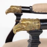 Pair of French Ebonised Armchairs