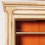 French Painted Glazed Cabinet Circa 1900