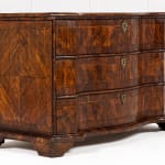 18th Century Italian Walnut Serpentine Commode