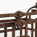 SOLD, Early 18th Century Dutch Wrought Iron Fire Basket