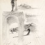 Salvador Dalí, Théâtre et scène Saliva Sofa, pour le projet de film avec les Marx Brothers Giraffes on Horseback Salad,...