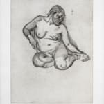 Lucian Freud, Head of Bruce Bernard , 1985