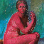 Zoulikha Bouabdellah, Les hommes de la plage, 2016