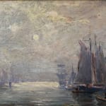 Reynolds Beal, Moonlight Harbor, 1906