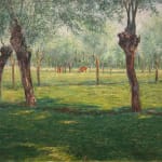 John Leslie Breck, Field with Dappled Sunlight, Giverny, France, circa 1888