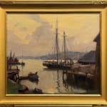 Emile Gruppe, Sunset, Gloucester Harbor, 1930s-40s