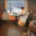 William Worcester Churchill, A Quiet Afternoon, circa 1900