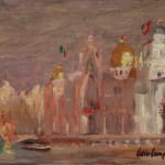 Colin Campbell Cooper, View of the 1900 Paris Exposition, 1900